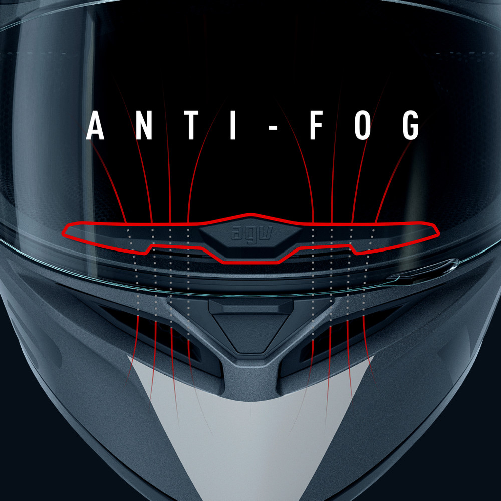 デフレクターにより曇りを防止