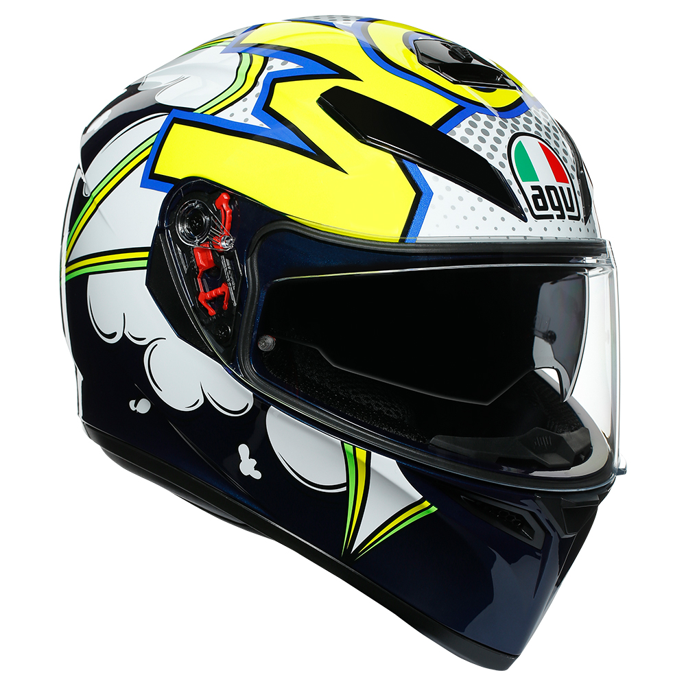 AGV K3 SV MPLK 009 ROSSI MUGELLO 2017PINLOCKフィルム