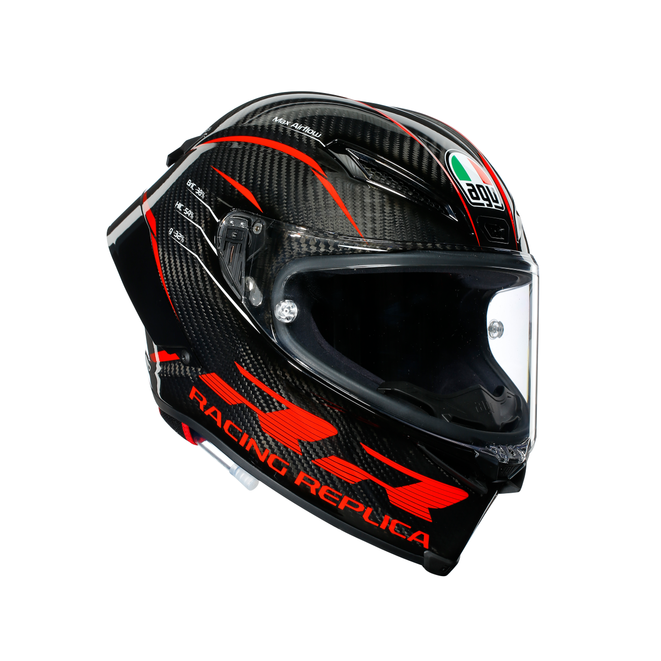 PISTA GP RR JIST Asian Fit 005-PERFORMANCE CARBON/RED | AGV ヘルメット