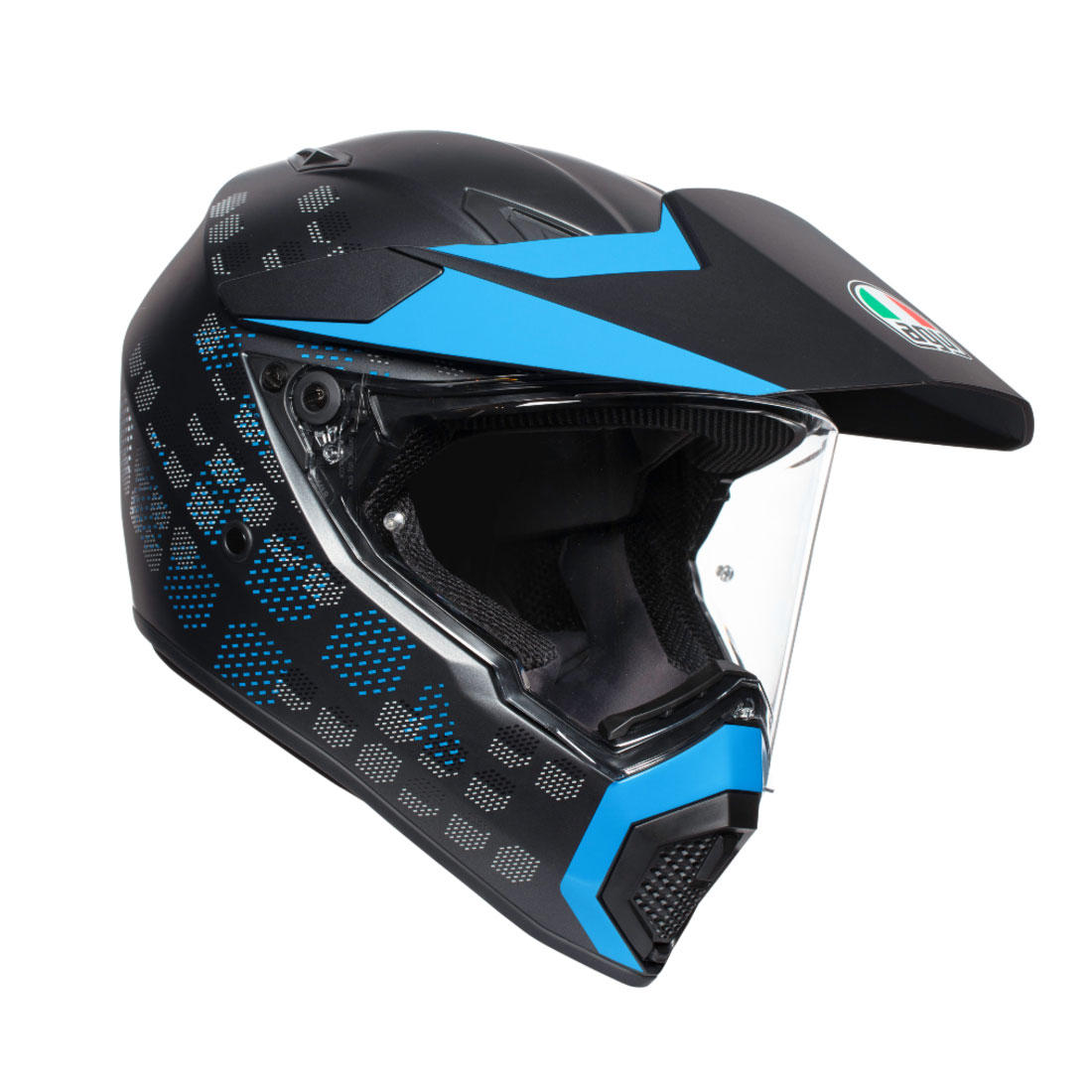 AX9 AGV JIST MULTI MPLK - ANTARTICA MATT BLACK/CYAN | AGV ヘルメット